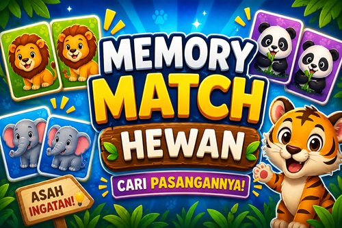 Memory Match Hewan